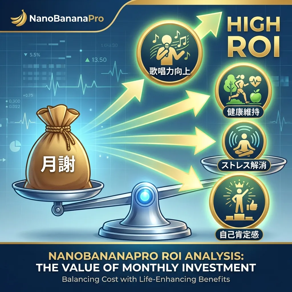 ボイトレの費用対効果（ROI）：月謝に対する4つのメリット