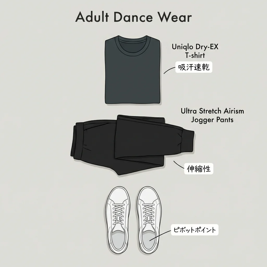 大人のダンスウェア選び方：ユニクロ・GUのおすすめアイテム