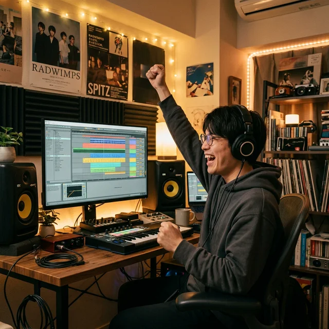 1曲完成させて達成感を味わうDTM初心者