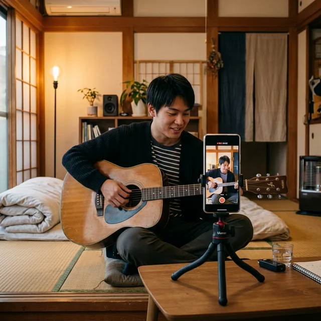 スマホで自分の演奏を撮影して客観視する練習法