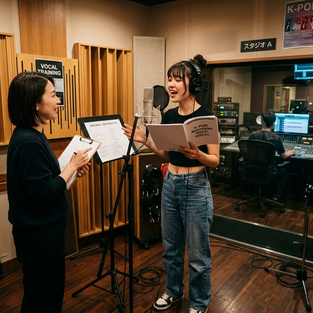 K-POPオーディション向けボーカルトレーニング