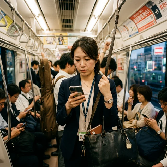 忙しい大人が時間管理に悩むイメージ