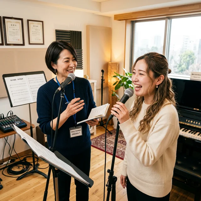 マンツーマンレッスンで上達を実感するイメージ