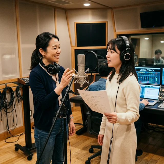 マンツーマンボイトレレッスンの風景