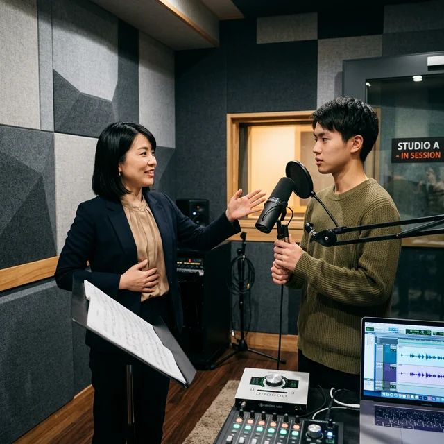 ナユタスのボイトレレッスン風景