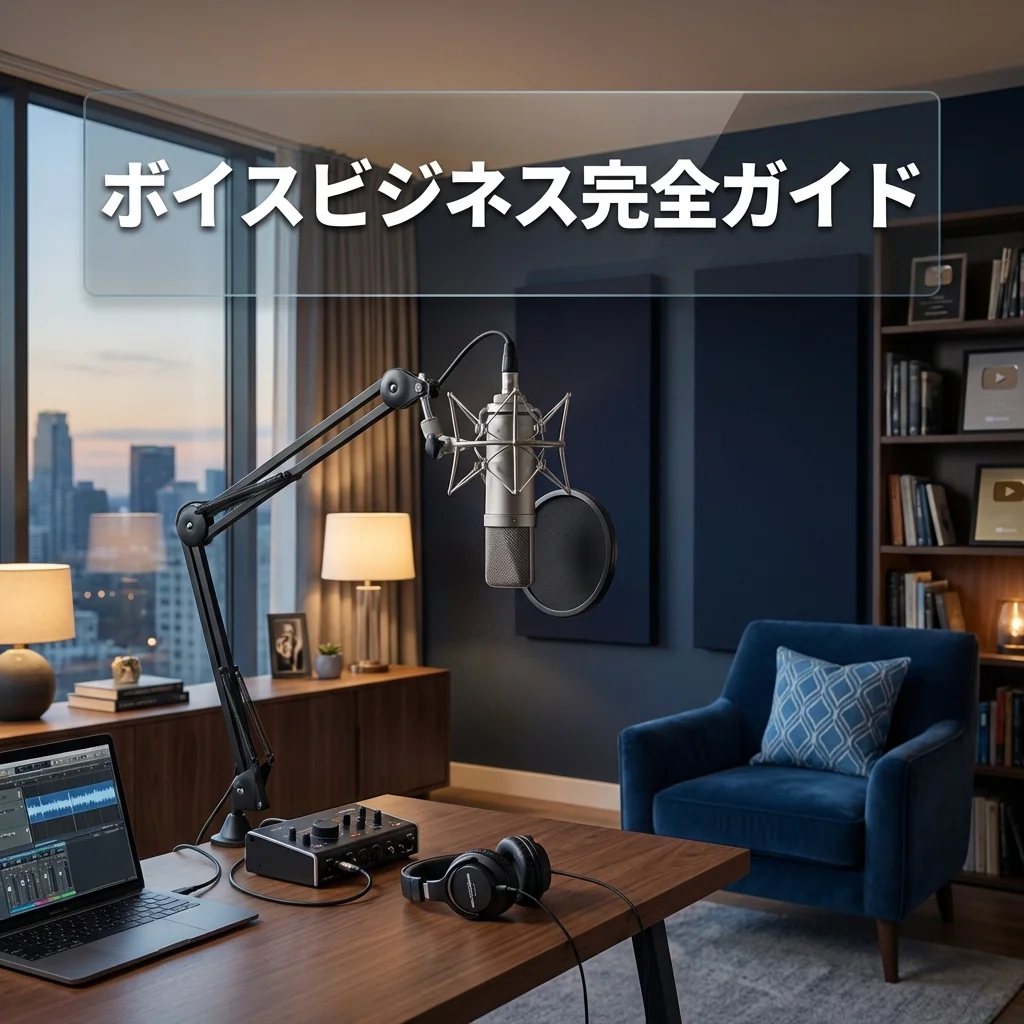 ボイスビジネス完全ガイド：在宅ナレーション機材とビジネスキルトレーニング